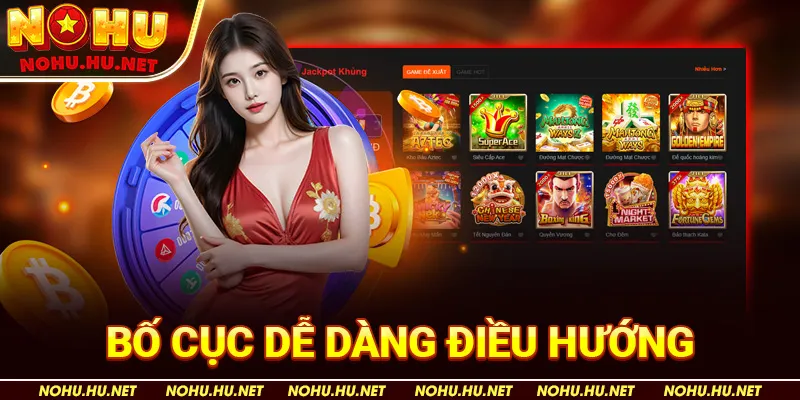 Bố cục dễ dàng điều hướng