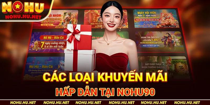 Các Loại Khuyến Mãi Hấp Dẫn Tại Nohu90